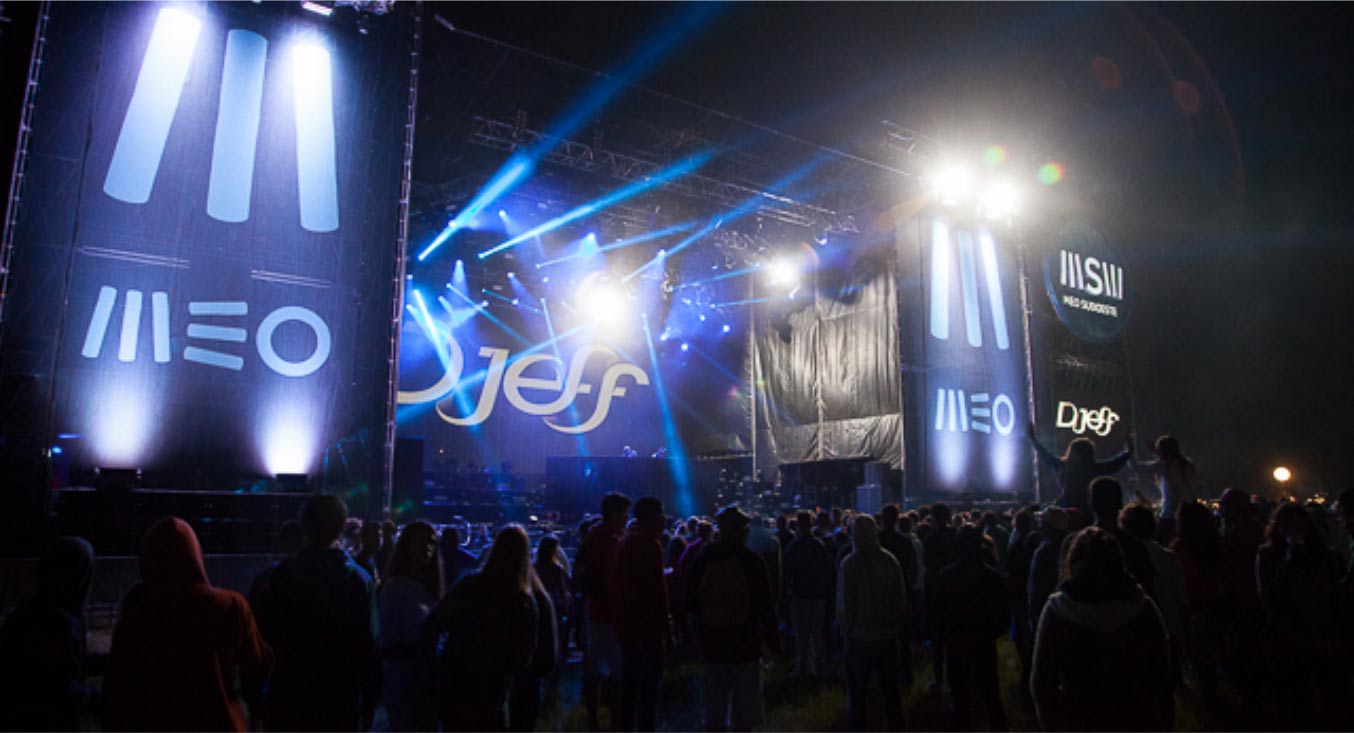 EcrÃ£s LED WORKS Display no MEO SW